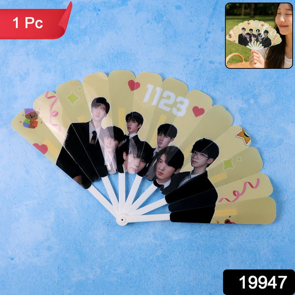 Idol-Themed Foldable Hand Fan