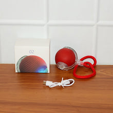 Rechargeable Interactive Cat Toy Ball with Detachable Braided Tail and LED Light (1 Pc)