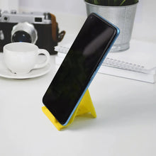 Adjustable Foldable Plastic Mobile Phone Stand (1 Pc / Mix Color)