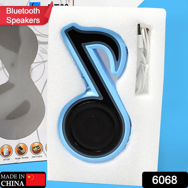 Music Note Shape Wireless Speaker 